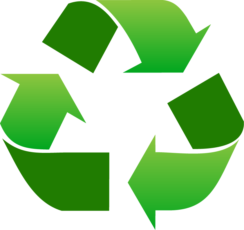 Recyclable Arrow logo image.