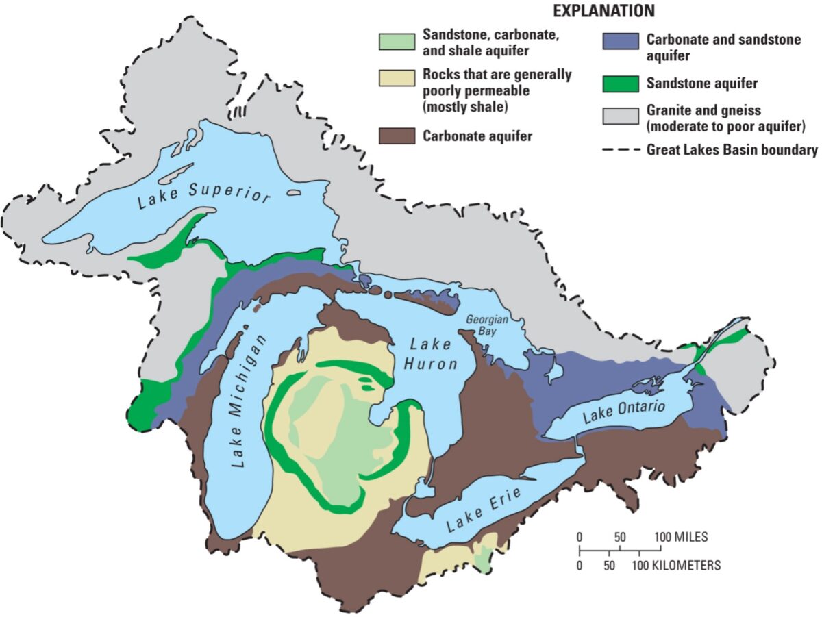 Great Lakes Illustration