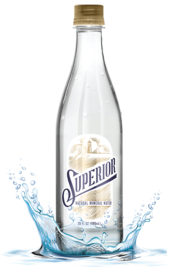 Image of a bottle of Superior Natural Mineral Water